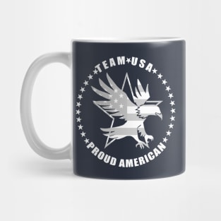 Team USA, Proud American, Eagle of freedom Mug